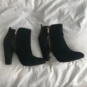 Steve Madden Suede and Leather Booties